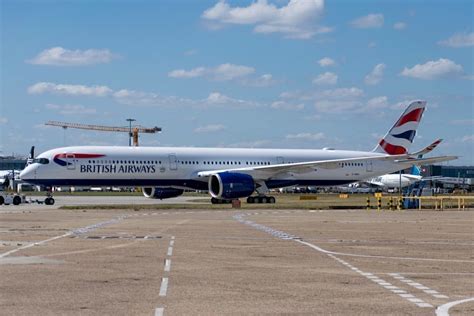 First British Airways Airbus A350 Departs On Inaugural Flight Simple