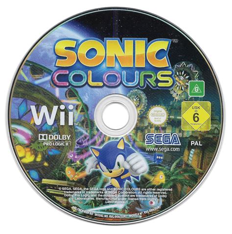 Sonic Colors Cover Or Packaging Material Mobygames