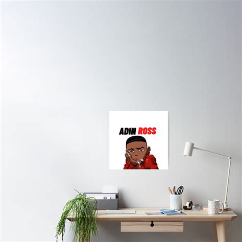 Adin Ross Fan Art Poster By Reo12 Redbubble