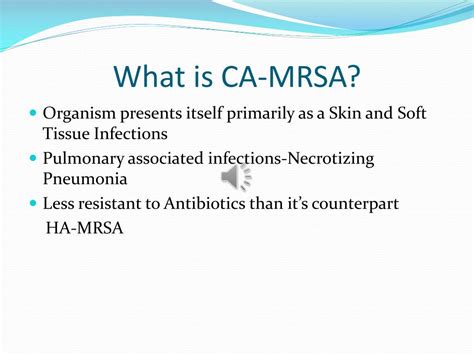 Mrsa As A Cause Of Lung Infection Including Airway