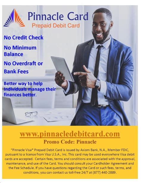 Deposit personal check to prepaid card. Get the Pinnacle Prepaid Debit Card | Prepaid debit cards, Debit, Debit card