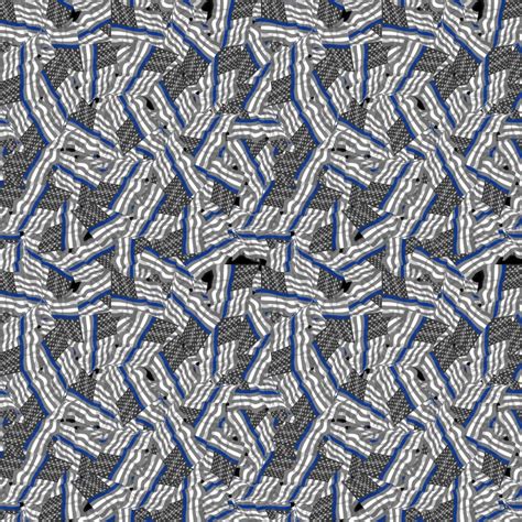 Thin Blue Line Flag Pattern