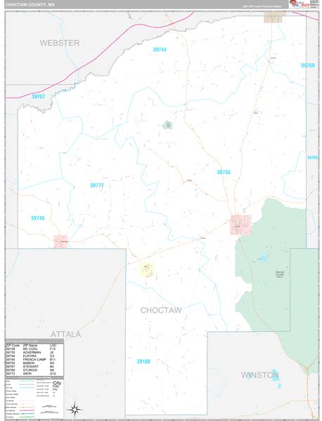 Maps Of Choctaw County Mississippi