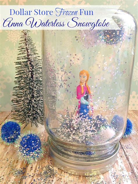 Diy Anna From Frozen Waterless Snow Globe