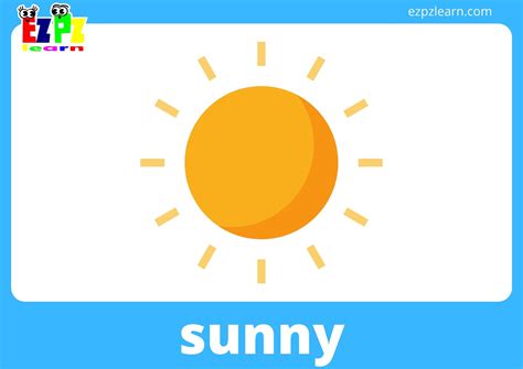 Weather Flashcards With Words Online