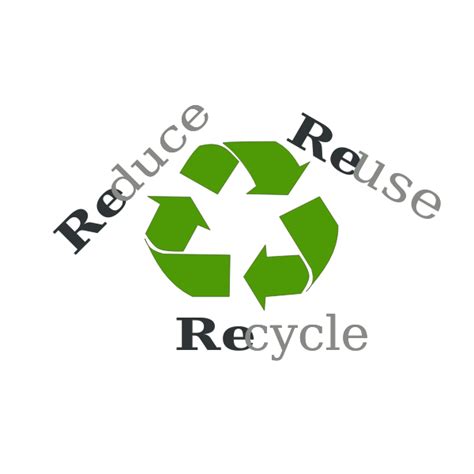 Reduce Reuse Recycle Free Svg
