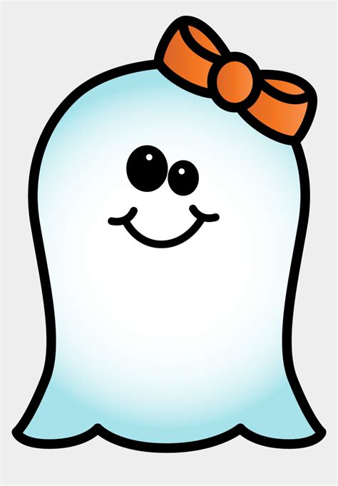 Ghost Girl Cliparts Cute Ghost Halloween Clipart