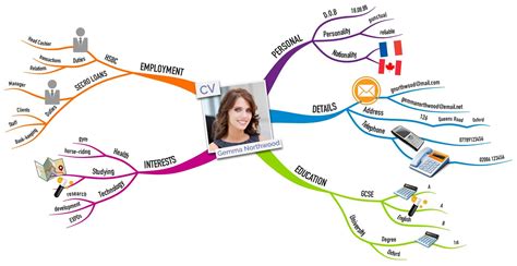 Curriculum Vitae Mind Map By Gemma Northwood Career Development