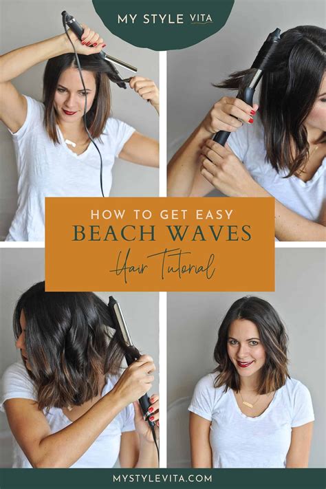 Check Out This Easy Beach Waves Hair Tutorial Perfect For Short Hair Or Medium Length Hair