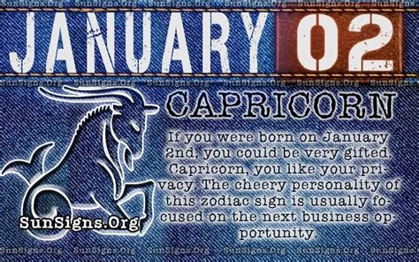 January 2 Zodiac Horoscope Birthday Personality Sunsignsorg