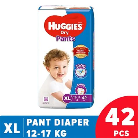 Huggies Dry Pants Xl 42pcs 12 17kg Diaper Price In Bangladesh