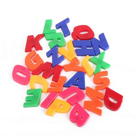 Skills learned include phonics, the alphabet, fine motor skills, and vocabulary. 78pcs/Set Colorful Plastic Magnetic Alphabet Letters ...