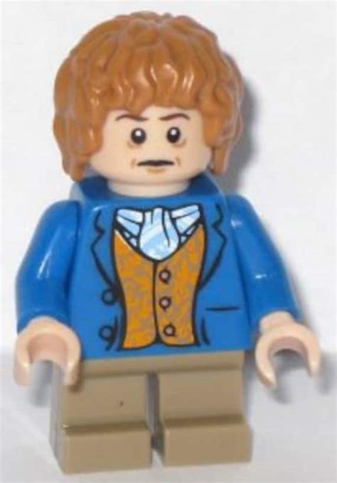 Lego Minifigure Lord Of The Rings Bilbo Baggins Blue Coat Etsy