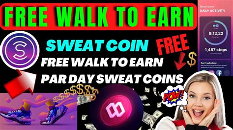 Free Walk To Earn Par Day Sweat Coins Sweatcoin Application Signup