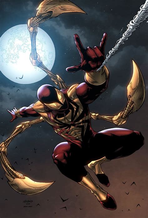 Iron Spider By JackLavy On DeviantART Heros Comics Marvel Comics Art Comics Artwork Fun