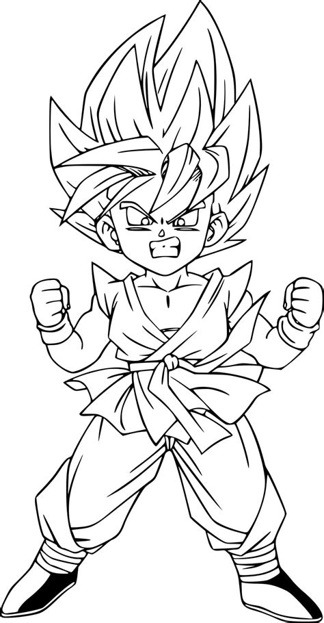Las Mejores 125 Dibujos Para Pintar Goku Jorgeleon Mx Reverasite