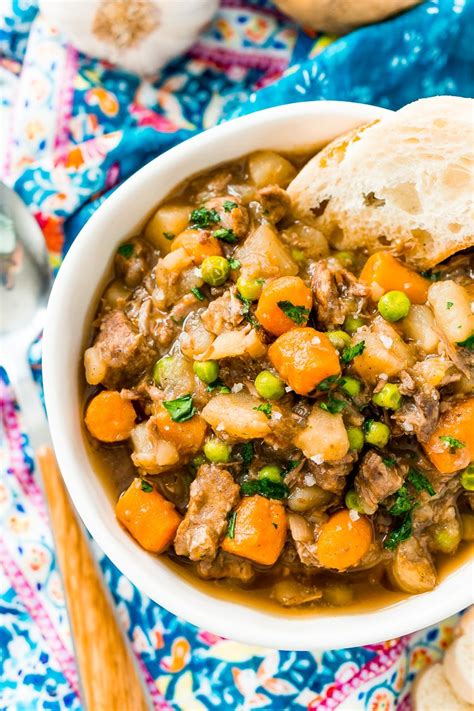 Beef stewa corck pto rceipe : Best Ever Crock Pot Beef Stew Recipe | Sugar & Soul