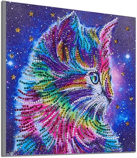 Diy Diamond Art Full Kits 5d Cat Diamond Painting Mosaic
