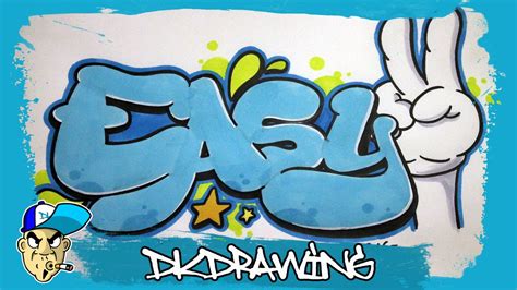 Graffiti Tutorial How To Draw Easy Graffiti Bubble Style Letters By