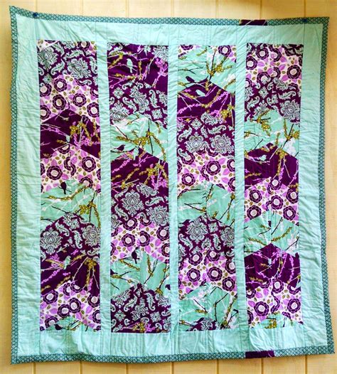 Purple And Teal Lap Quilt Quilts Lap Quilt Fabric Projects