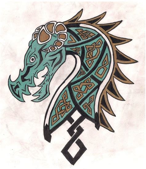 Pin By Shanna Dollarhide On Dave Tats Nordic Symbols Viking Dragon