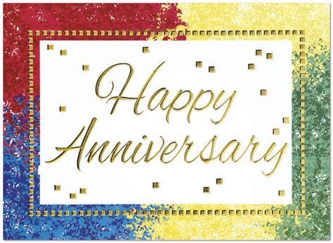 Business anniversary is celebrated when a firm or a company continues to exist after a particular number of years. Business Anniversary Cards | Anniversary | 847U-X