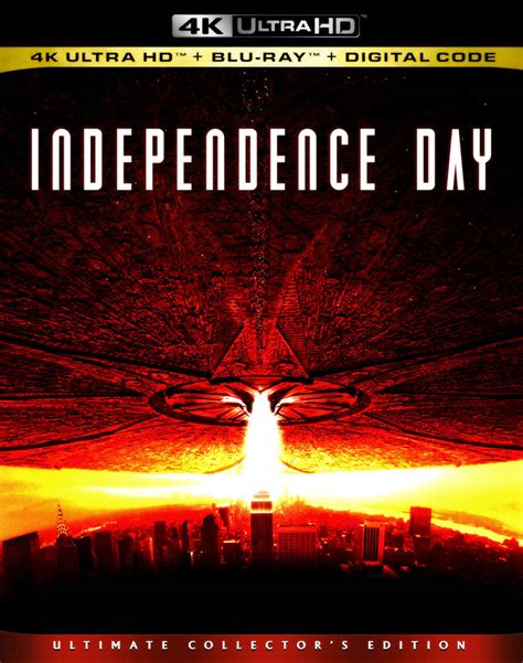 Independence Day 1996 4k Ultra Blu Ray Cover By Stephen Fisher On