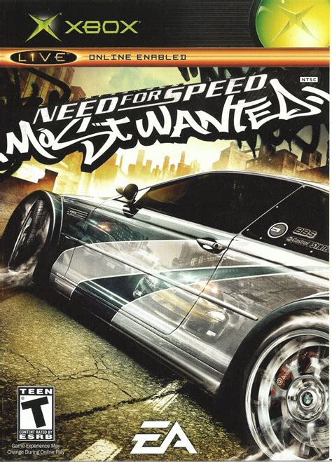 Need For Speed Most Wanted Xbox Box Cover Art Mobygames