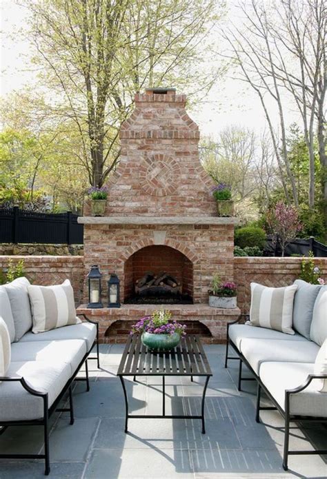 Nice 45 Amazing Outdoor Fireplace Design Ever About 2018051945 Amazing