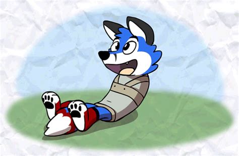 E621 Animated Anthro Blackfur Bluefur Canine Fox Foxalbiazul Fur