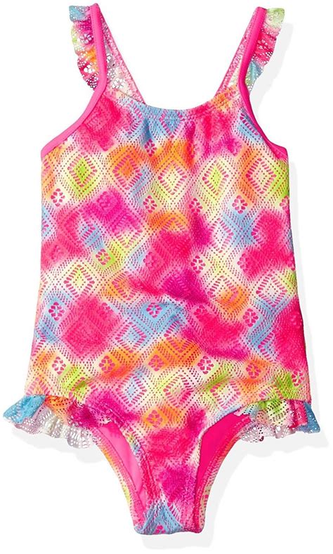 Little Girls Rainbow Brite Pink C217y0ro52z One Piece Swimwear