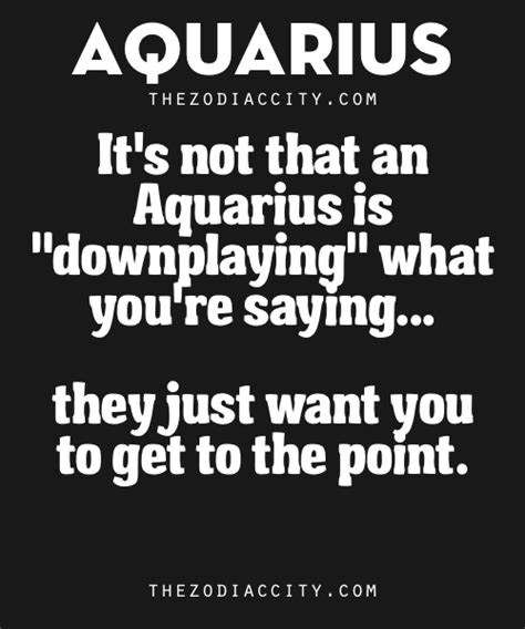 Zodiac Aquarius Facts. – It’s not that an Aquarius is “downplaying