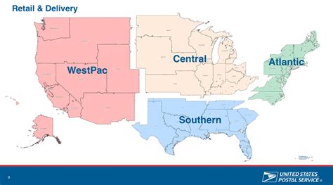Usps Districts And Divisions Maps Show New Structure 21st Century