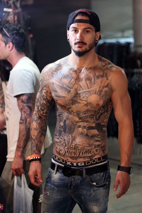 it s not only about the tattoos… just lifting up one or two arms after the long day at the