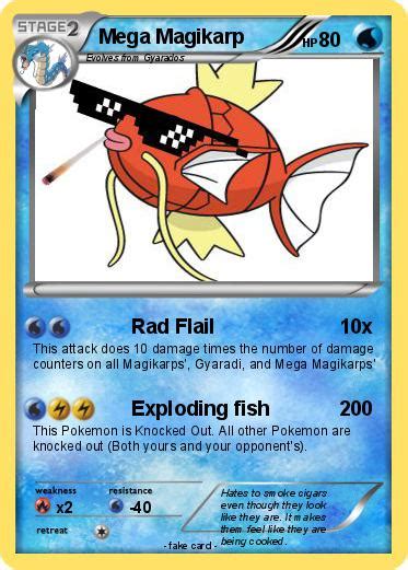 Pokémon Mega Magikarp 71 71 Rad Flail My Pokemon Card