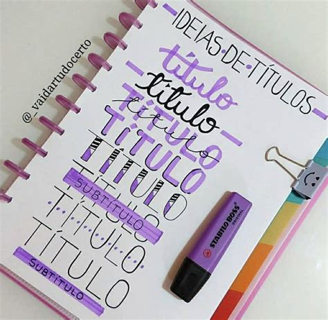 Titles Titulos Bonitos Para Apuntes Libreta De Apuntes Como Tomar