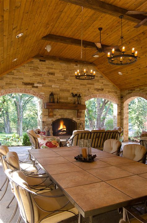 Texas Hill Country Style Traditional Patio Oklahoma City By