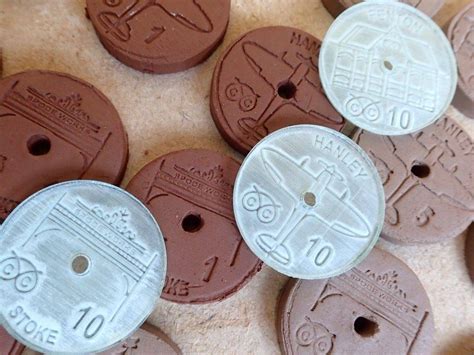 Ceramic Counter Coin Make Your Own Clay Money