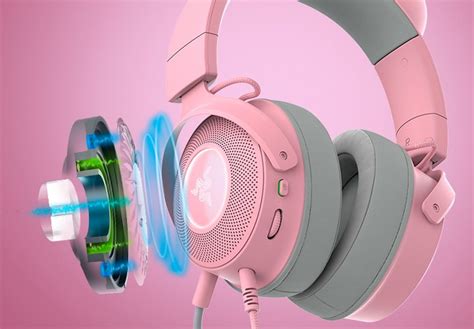 razer kraken kitty v2 pro usb gaming headset pink vibe gaming