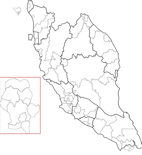 Clipart Blank Map Of Peninsular Malaysia