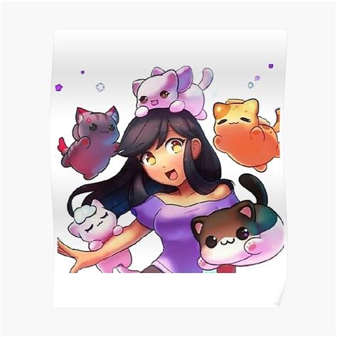 Aphmau Kawaii Poster For Sale By Elza Steuber Redbubble