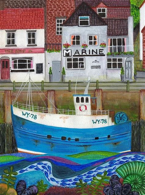 Harbour Delights Whitby Open Edition Fine Art Print From An