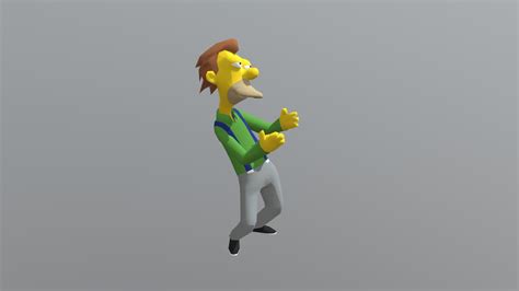 Lenny Gesture Animated Simpsons Download Free 3d Model By Vicente Betoret Ferrero Deathcow