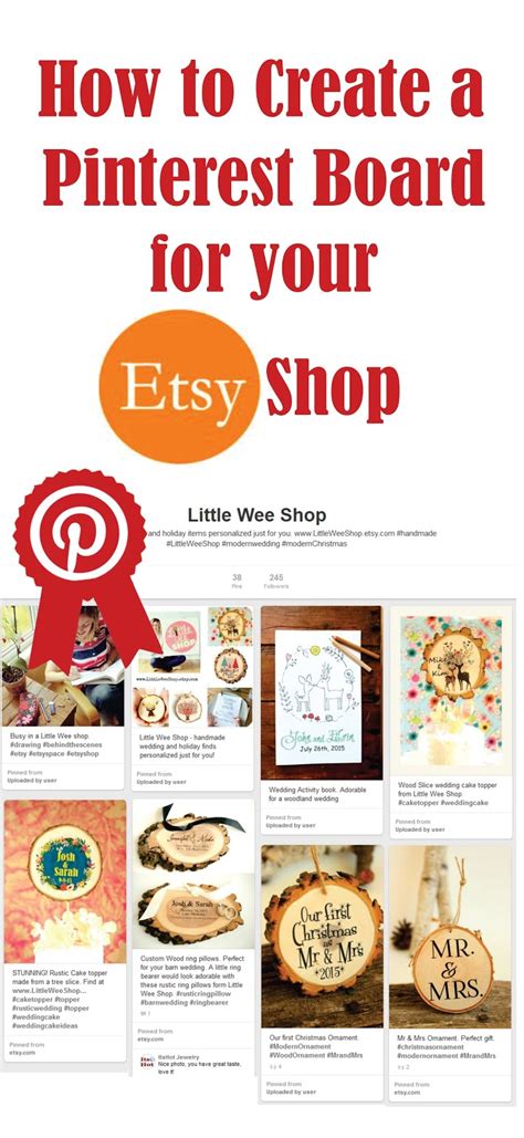 How To Pin Your Etsy Shop How To Create An Etsy Shop Pinterest Board 5 Steps To A Create A