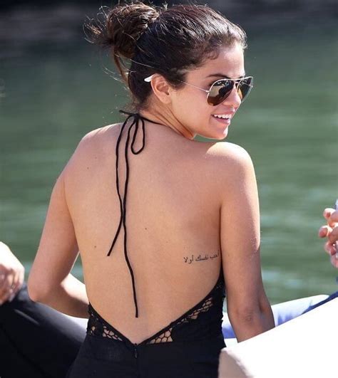 Seeing selena gomez tattoos would be like taking a peek into her life. Pin by Nicole LaGrange on Tattoos | Selena gomez tattoo ...
