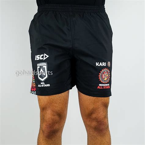 Indigenous All Stars 2019 NRL Mens Training Shorts (S ...