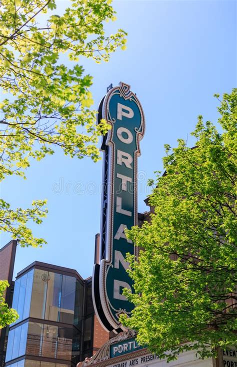 Portland Oregon Sign Editorial Stock Image Image Of Letters 115431409