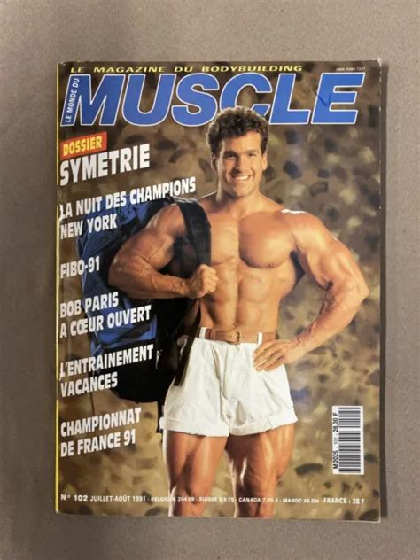 LE MONDE DU Muscle Bodybuilding Fitness Magazine Bob Paris EUR PicClick FR