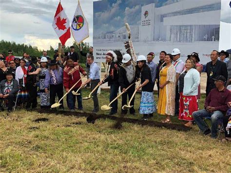 Alexis Nakota Sioux Nation Celebrate Beginning Of Construction Of A New