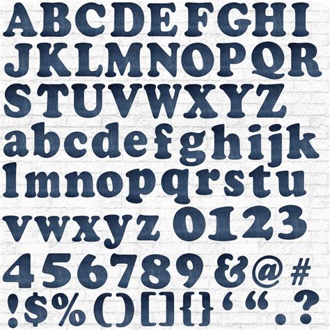 Every letter corresponds to a number based on its place in the alphabet. New Denim Digital Alphabet